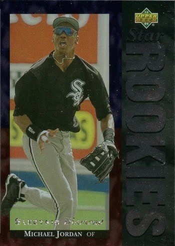 How much is a michael jordan rookie baseball card worth on sale