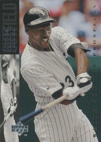 1994 Upper Deck Minor League Silver Base #MJ23 Michael Jordan Baseball Card 1994 Upper Deck Minor League Silver Base #MJ23 Michael Jordan Baseball Card