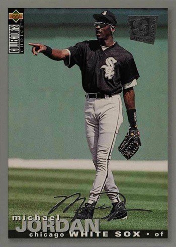 Michael Jordan 1994 Collectors Choice Chicago White Sox Rookie