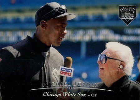 1995 Upper Deck Electric Diamond #200 Michael Jordan Baseball Card 1995 Upper Deck Electric Diamond #200 Michael Jordan Baseball Card