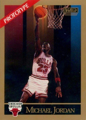 1990 SkyBox #41 Michael Jordan Prototype Basketball Card