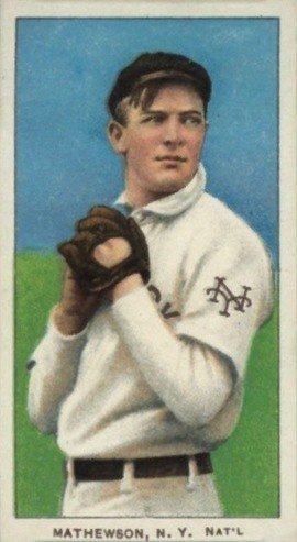 T206 Christy Mathewson Dark Cap Baseball Card