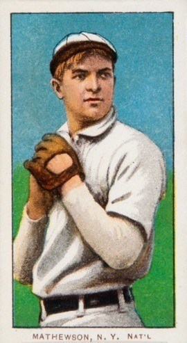 T206 Christy Mathewson White Cap Baseball Card