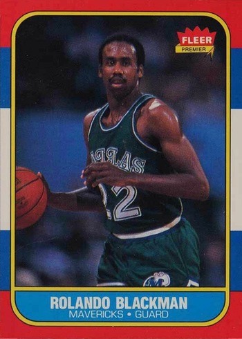 1986 Fleer #11 Rolando Blackman Basketball Card 1986 Fleer #11 Rolando Blackman Basketball Card