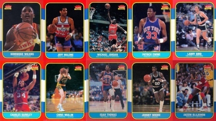 Most Valuable 1986 Fleer Basketball Cards