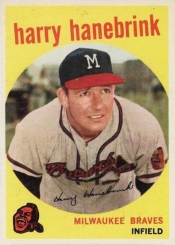 1959 Topps #322 Harry Hanebrink Baseball Card 1959 Topps #322 Harry Hanebrink Baseball Card