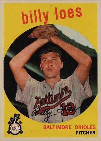 1959 Topps #336 Billy Loes Baseball Card