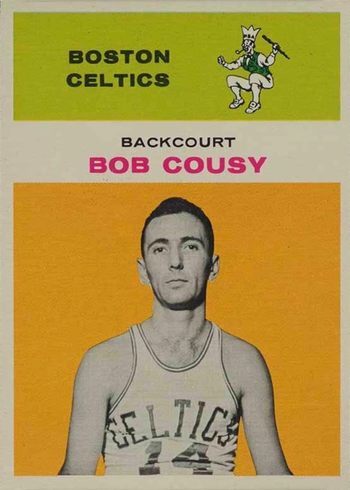 1961 Fleer #10 Bob Cousy Basketball Card 1961 Fleer #10 Bob Cousy Basketball Card