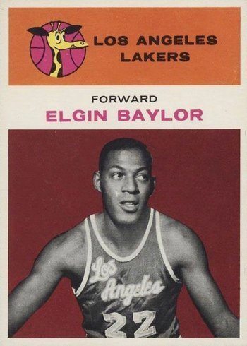 1961 Fleer #3 Elgin Baylor Rookie Card