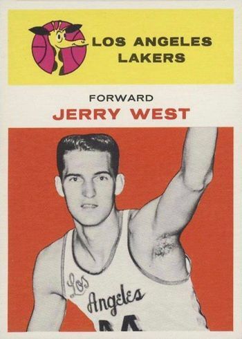 1961 Fleer #43 Jerry West Rookie Card 1961 Fleer #43 Jerry West Rookie Card
