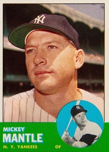 1963 Topps #200 Mickey Mantle Baseball Card
