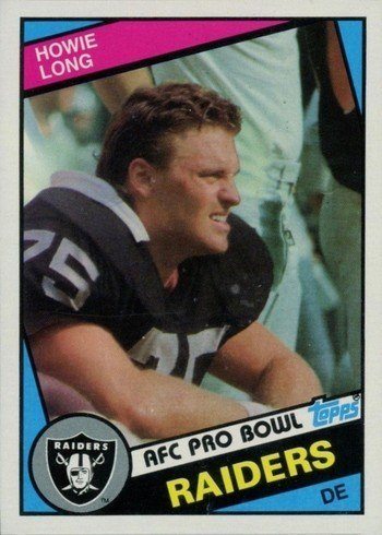 1984 Topps #111 Howie Long Rookie Card