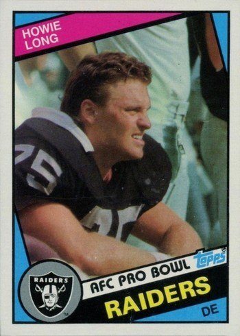 1984 Topps #111 Howie Long Rookie Card 1984 Topps #111 Howie Long Rookie Card