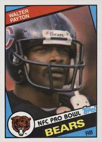 1984 Topps #228 Walter Payton Football Card