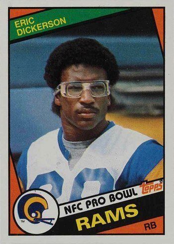 1984 Topps #280 Eric Dickerson Rookie Card 1984 Topps #280 Eric Dickerson Rookie Card