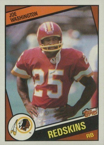 1984 Topps #393 Joe Washington Football Card 1984 Topps #393 Joe Washington Football Card
