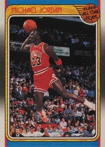1988 Fleer #120 Michael Jordan All-Star Basketball Card