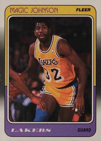 1988 Fleer #67 Magic Johnson Basketball Card