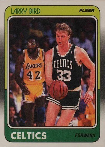 1988 Fleer #9 Larry Bird Basketball Card