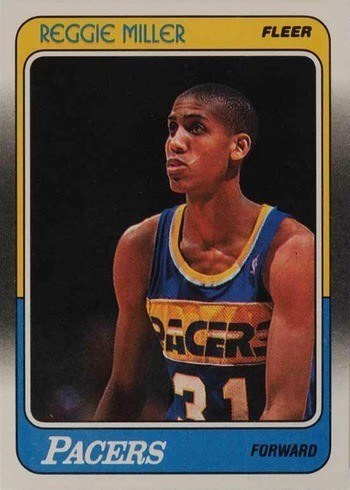 1988 Fleer Reggie Miller Rookie Card