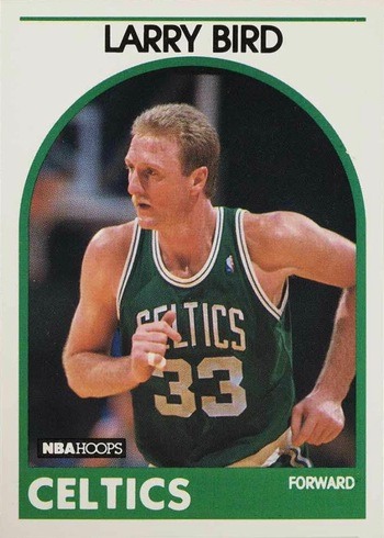 1989 NBA Hoops #150 Larry Bird Basketball Card