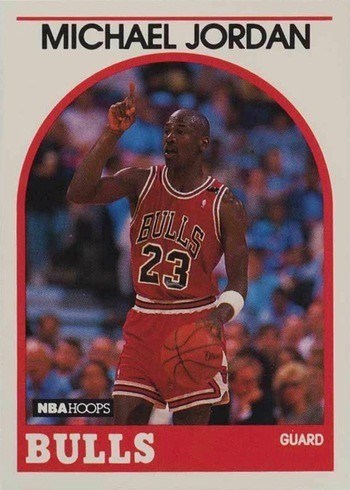 1989 NBA Hoops #200 Michael Jordan Basketball Card