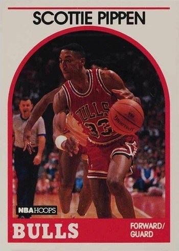 1989 NBA Hoops #244 Scottie Pippen Basketball Card