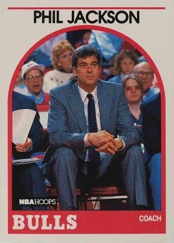 1989 NBA Hoops #266 Phil Jackson Basketball Card