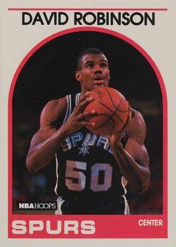 1989 NBA Hoops #310 David Robinson Basketball Card