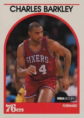 1989 NBA Hoops #96 Charles Barkley Basketball Card