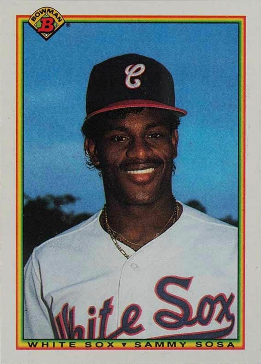 1990 Bowman #312 Sammy Sosa Rookie Card