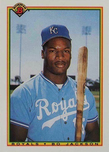 1990 Bowman #378 Bo Jackson Baseball Card 1990 Bowman #378 Bo Jackson Baseball Card