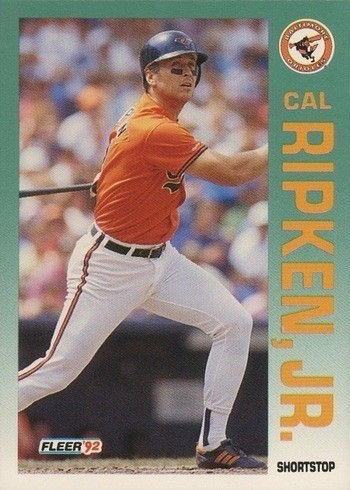 1992 Fleer #26 Cal Ripken Jr. Baseball Card 1992 Fleer #26 Cal Ripken Jr. Baseball Card