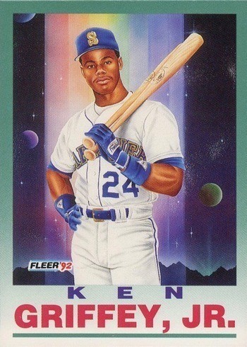 1992 Fleer #709 Ken Griffey Jr. Baseball Card
