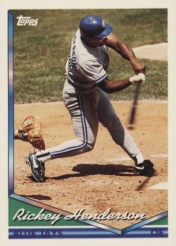 1994 Topps #248 Rickey Henderson Baseball Card 1994 Topps #248 Rickey Henderson Baseball Card