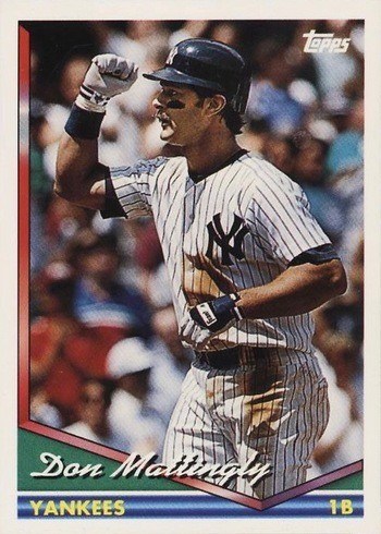 1994 Topps #600 Don Mattingly Baseball Card