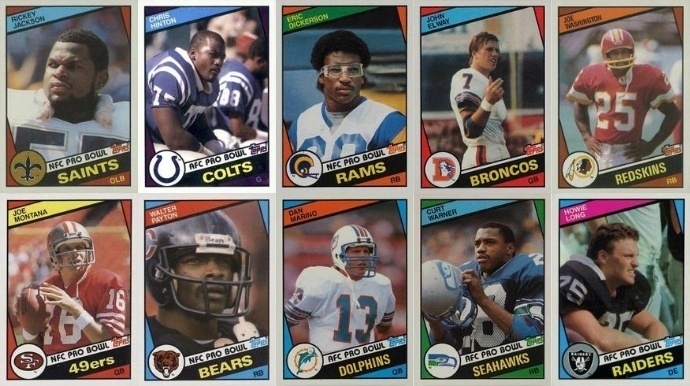 Most Valuable 1984 Topps Football Cards