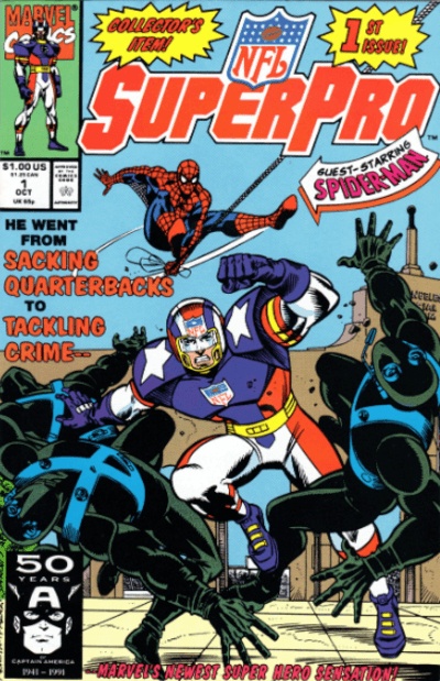 SuperPro Comic Book #1 Cover SuperPro Comic Book #1 Cover