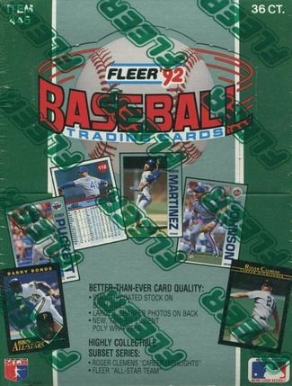 Unopened Box of 1992 Fleer Baseball Cards