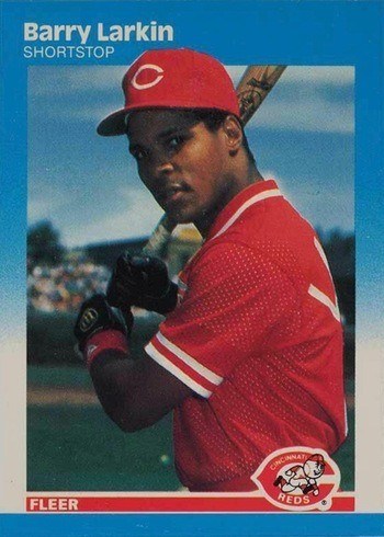 1987 Fleer #204 Barry Larkin Rookie Card