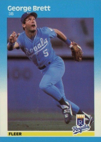 1987 Fleer #366 George Brett Baseball Card