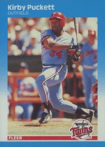 1987 Fleer #549 Kirby Puckett Baseball Card