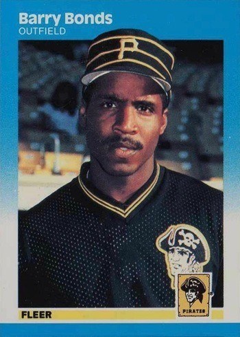 1987 Fleer #604 Barry Bonds Rookie Card