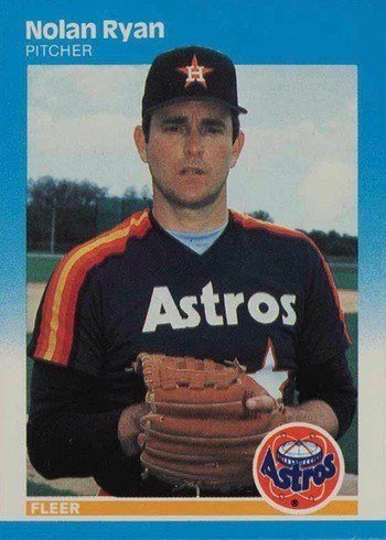1987 Fleer #67 Nolan Ryan Baseball Card 1987 Fleer #67 Nolan Ryan Baseball Card