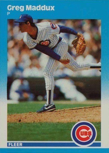 1987 Fleer Update #U68 Greg Maddux Rookie Card