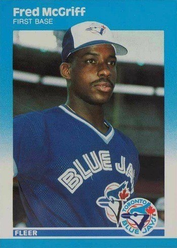 1987 Fleer Update #U75 Fred McGriff Rookie Card