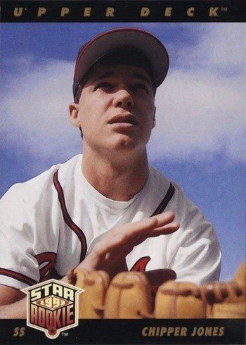 1993 Upper Deck #24 Chipper Jones Rookie Card 1993 Upper Deck #24 Chipper Jones Rookie Card