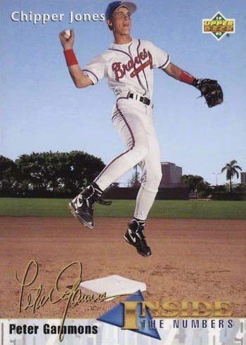 1993 Upper Deck #459 Chipper Jones Inside the Numbers Baseball Card