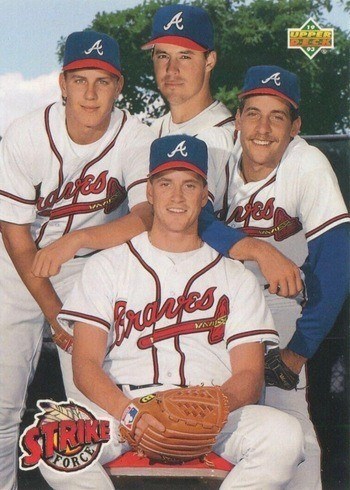 1993 Upper Deck #472 Strike Force Atlanta Braves Baseball Card 1993 Upper Deck #472 Strike Force Atlanta Braves Baseball Card
