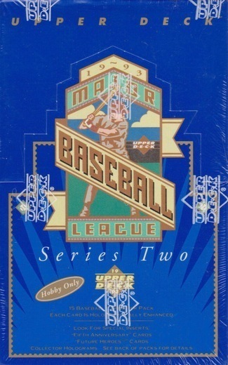 Unopened Box of 1993 Upper Deck Baseball Cards